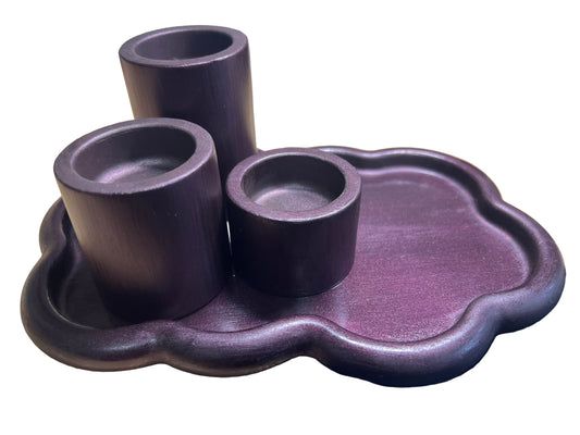 Plateau & Porte bougies