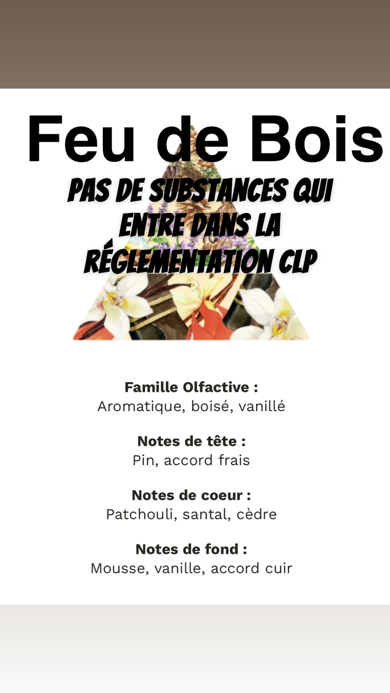 Feu de Bois +/-70g de Cire