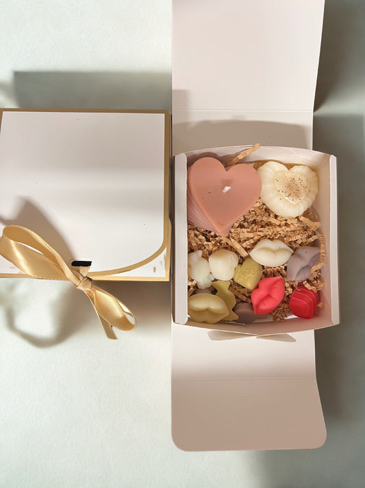 BoĂźte fondant et bougie 185g au total