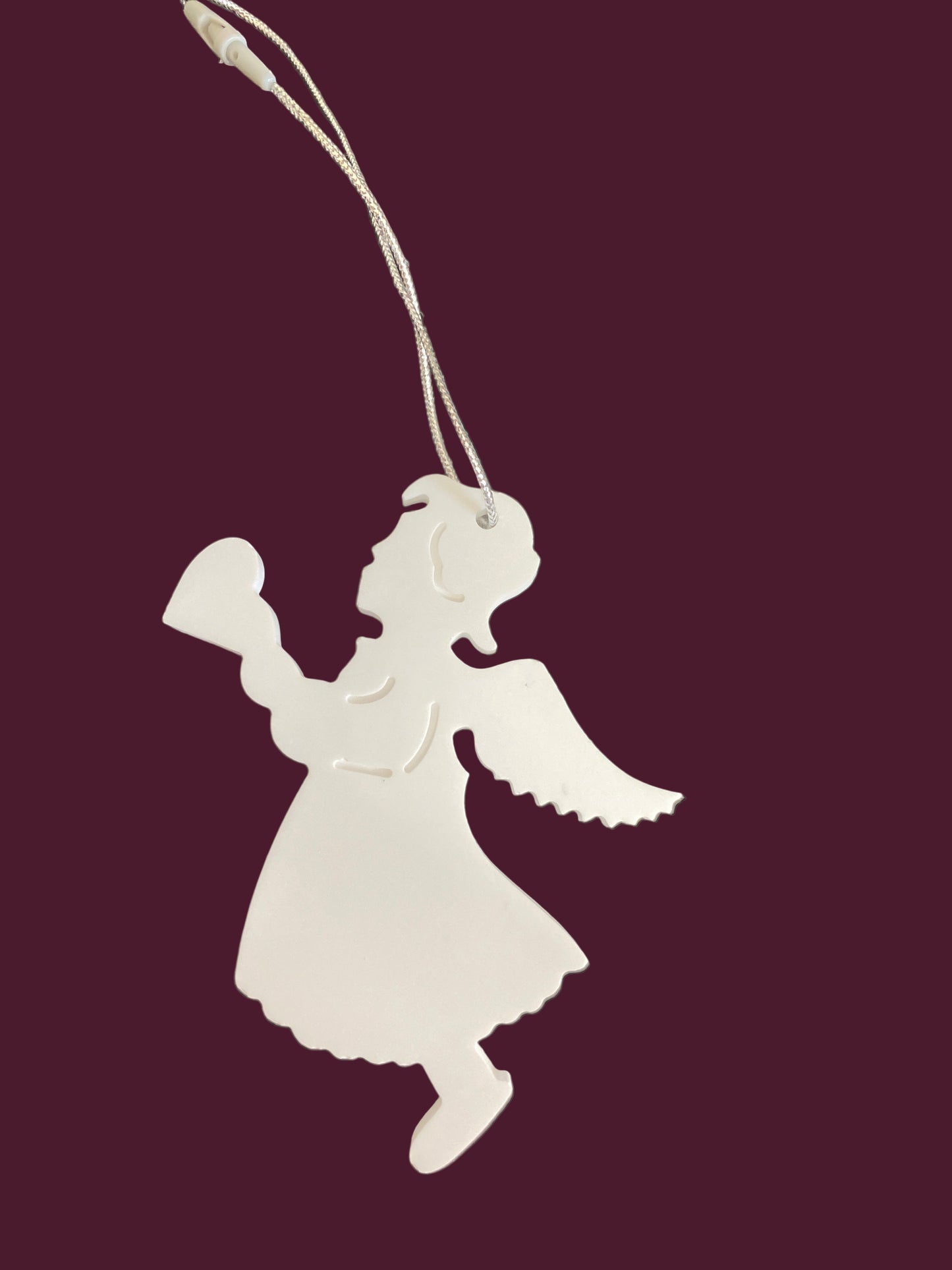 Suspension Ange 👼 en plâtre