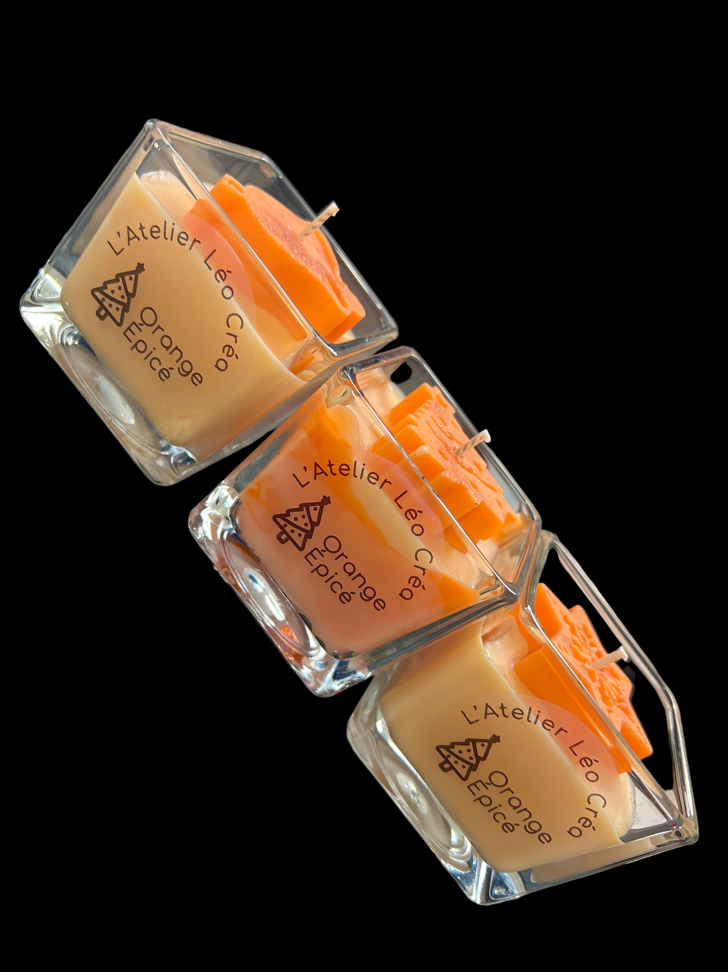 Orange Épicé +/-125g de cire