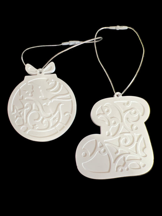 Suspension en plâtre lot de 2