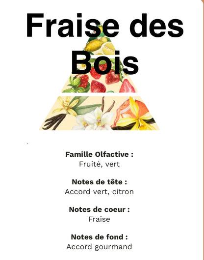 Fraise des bois +/-105g de cire