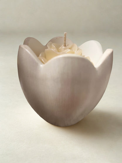 Bergamote +/-85g de cire pot en plâtre de moulage