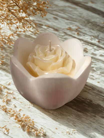 Bergamote +/-85g de cire pot en plâtre de moulage