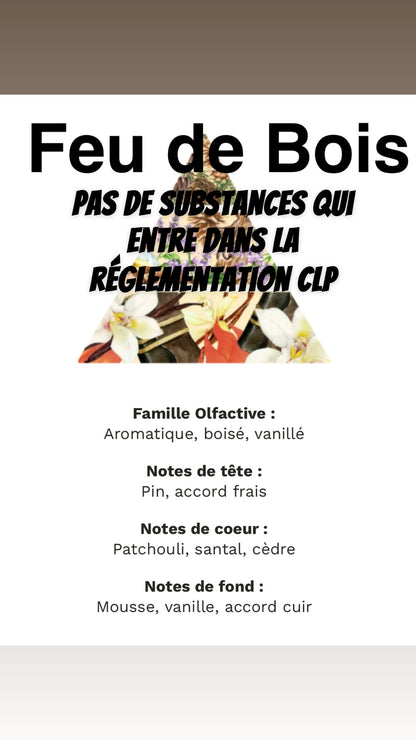 Feu de Bois +/-70g de Cire