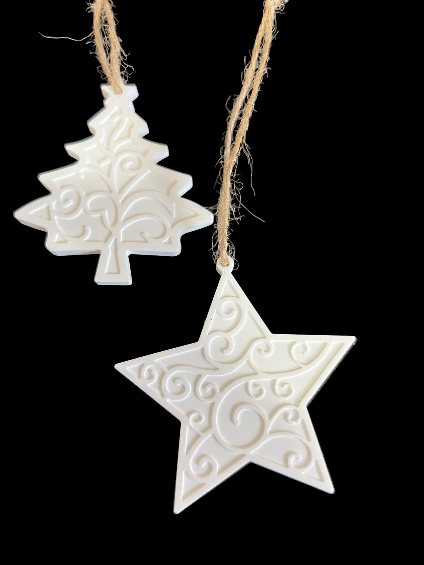 Suspension en plâtre lot de 2