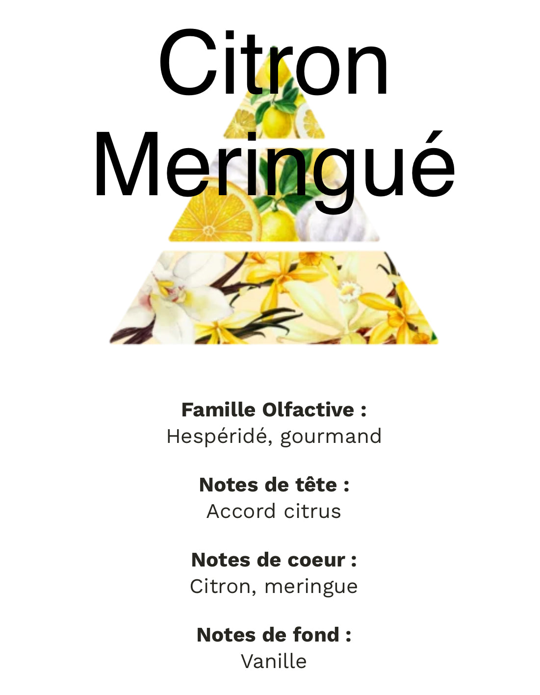 Citron Meringué +/-70g de Cire