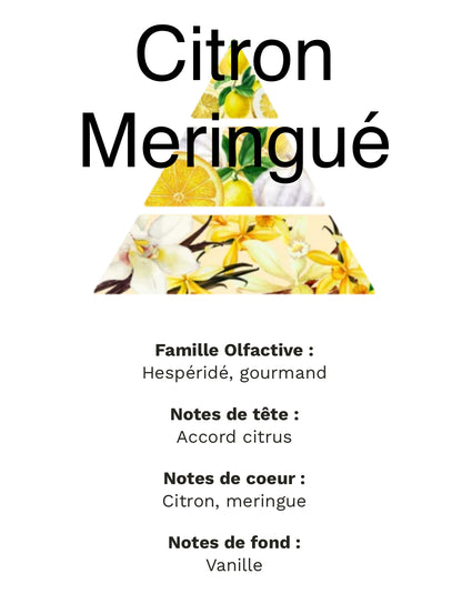 Citron Meringué +/-70g de Cire