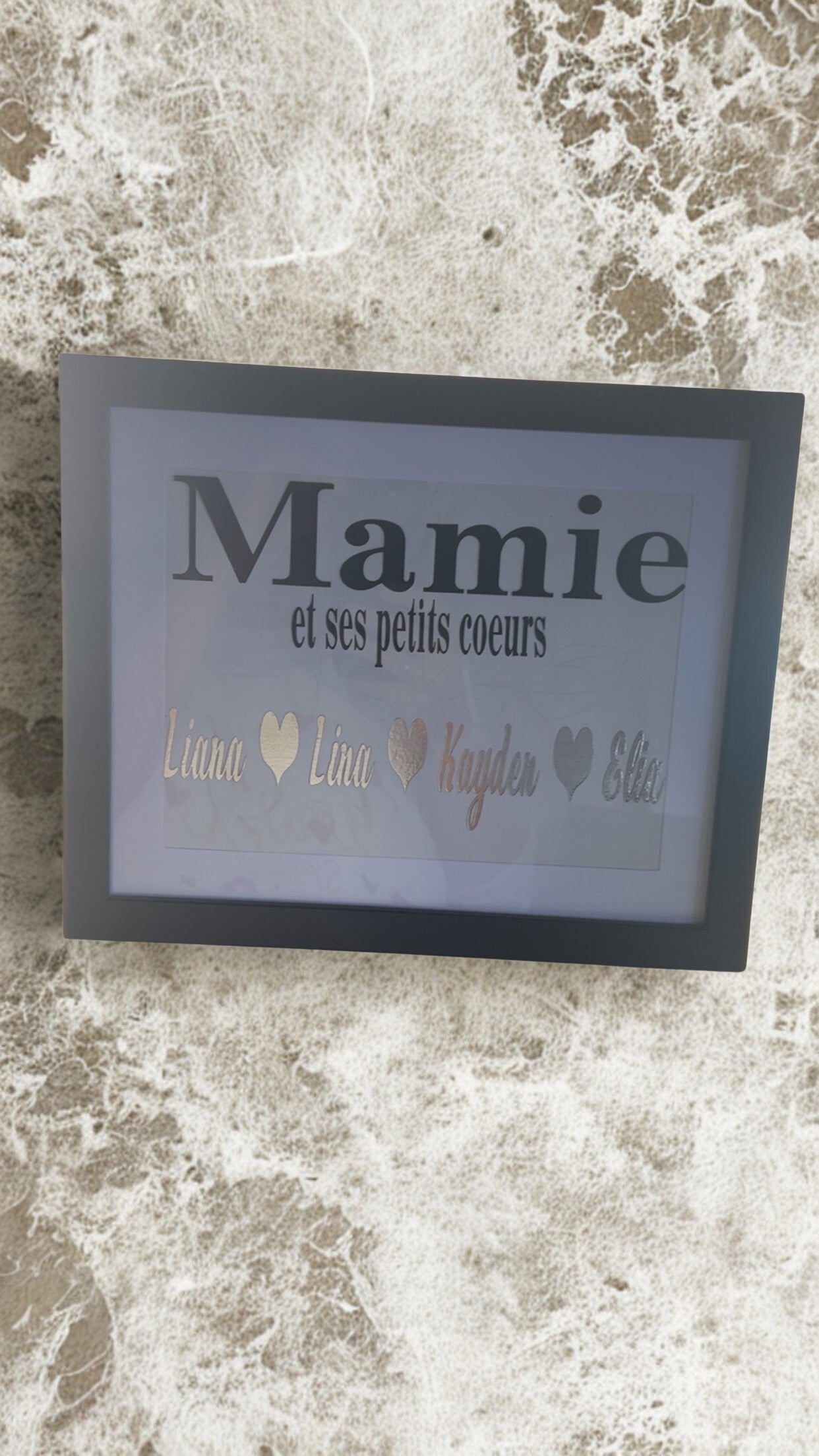 Cadre personnalisé 20x25