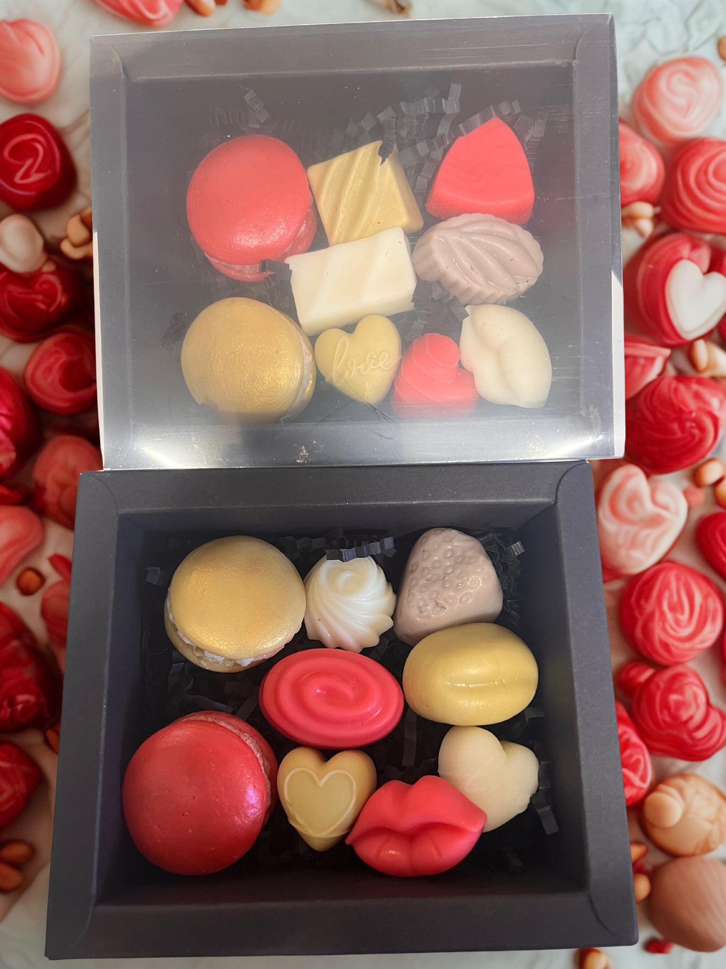 Fondant parfumé 85g de cire au total (parfum en description)